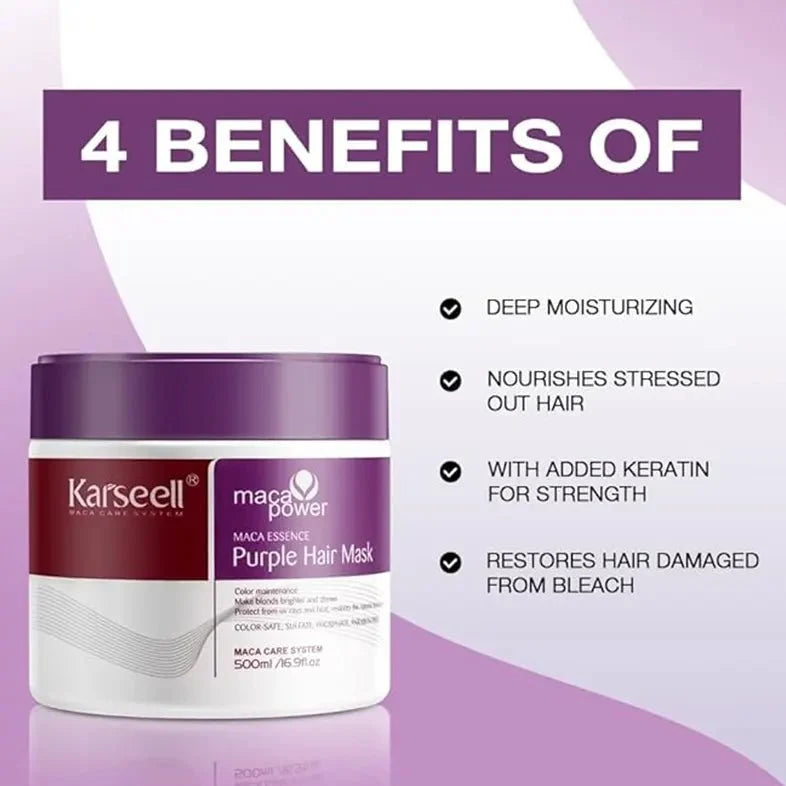 Karseell Purple Hair Mask - 500ml