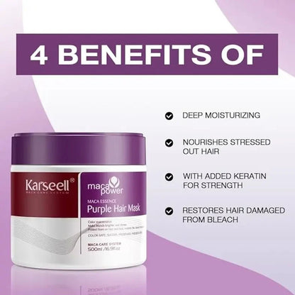 Karseell Purple Hair Mask - 500ml
