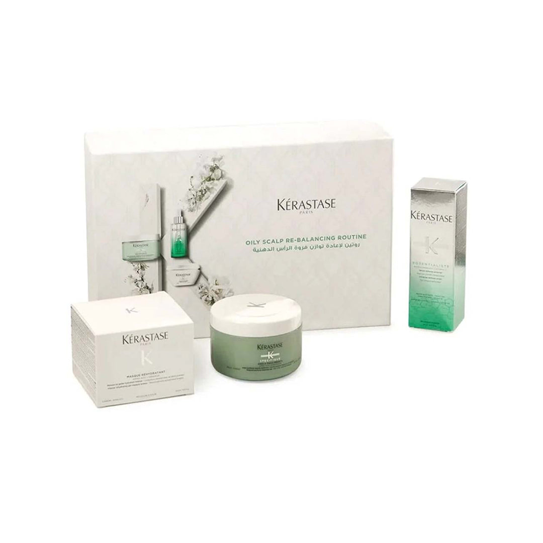 Kérastase Paris Oily Scalp Re-Balancing Routine