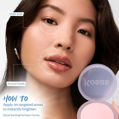 Kosas Cloud Set Baked Setting & Smoothing Powder - Candy