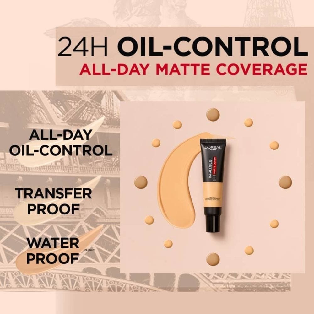 L'Oreal Paris Infallible 24H Matte Cover Waterproof Foundation
