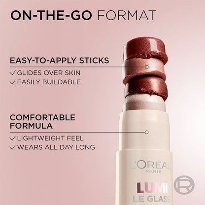 L'Oreal Paris Lumi Le Glass Highlighter Stick