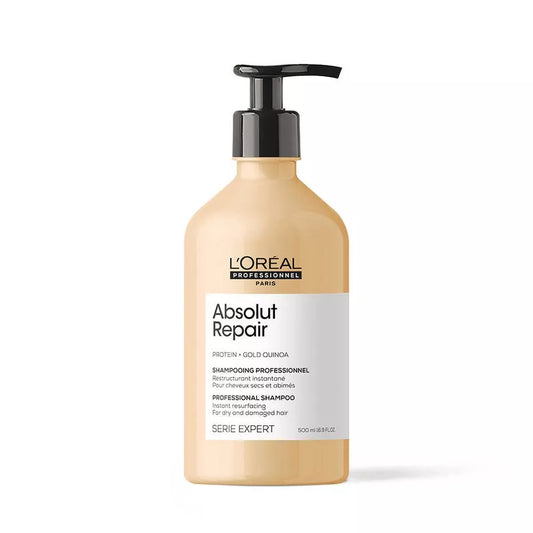 L’Oréal Professional – Absolut Repair Protein + Gold Quinoa Shampoo (500 ml)
