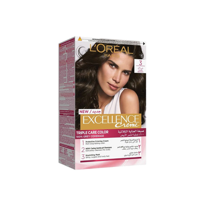 Excellence Creme Permanent Hair Color - Brown