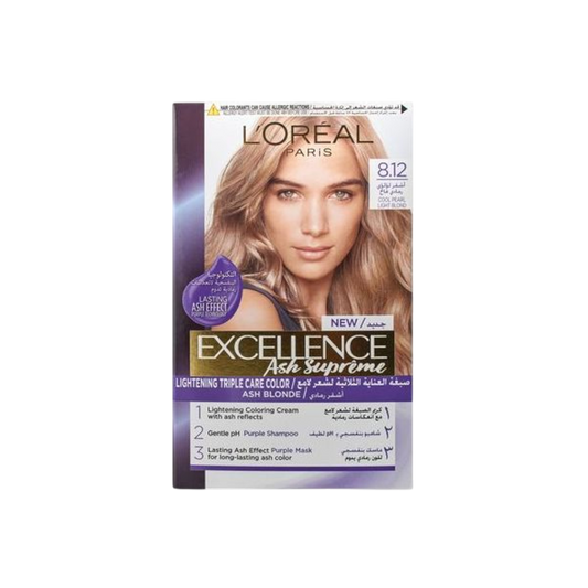 Excellence Ash Supreme 8.12 Cool Pearl Light Blonde