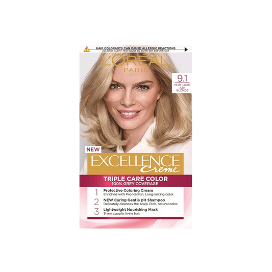 Excellence Creme 9.1 Very Light Ash Blonde