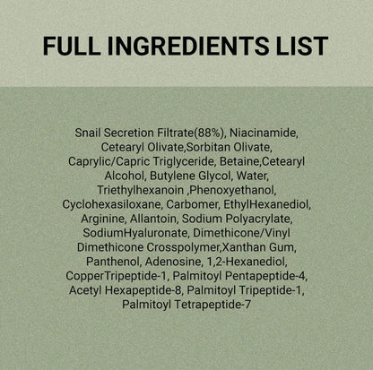 JUMISO Snail Mucin 88 + Peptide Facial Cream 100ml
