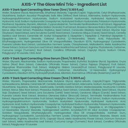 AXIS-Y The Mini Glow Trio Set