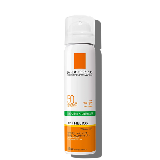 La Roche-Posay Anthelios Anti-Shine Fresh Mist SPF50 Facial Sunscreen (75ml)