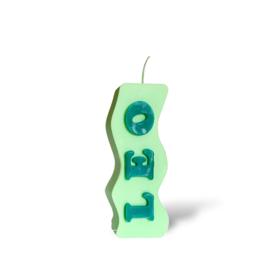 Leo Green Candle