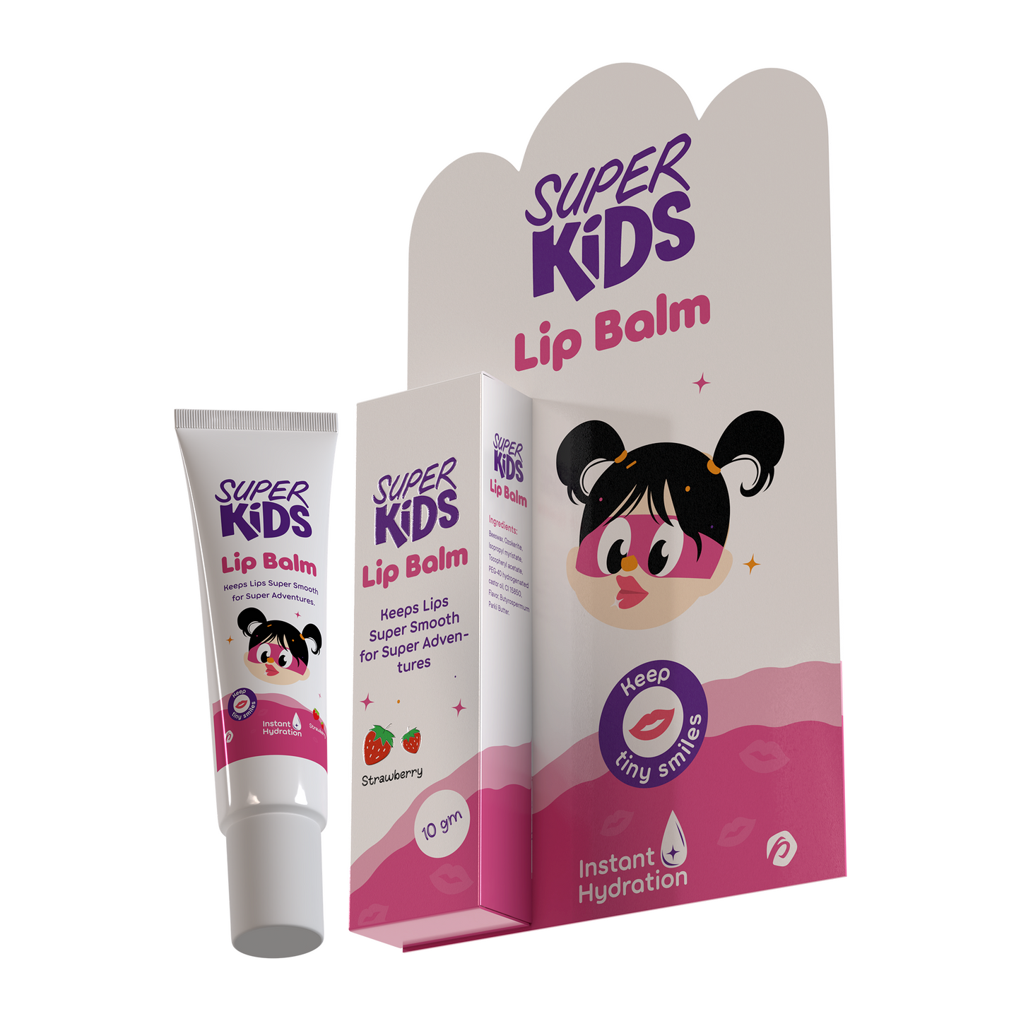 Superkids Lip Balm Strawberry 10 gm