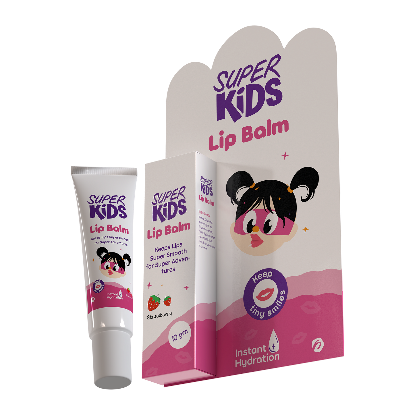 Superkids Lip Balm Strawberry 10 gm