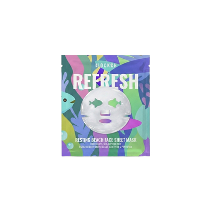 Refresh Face Sheet Mask - Resting Beach Face