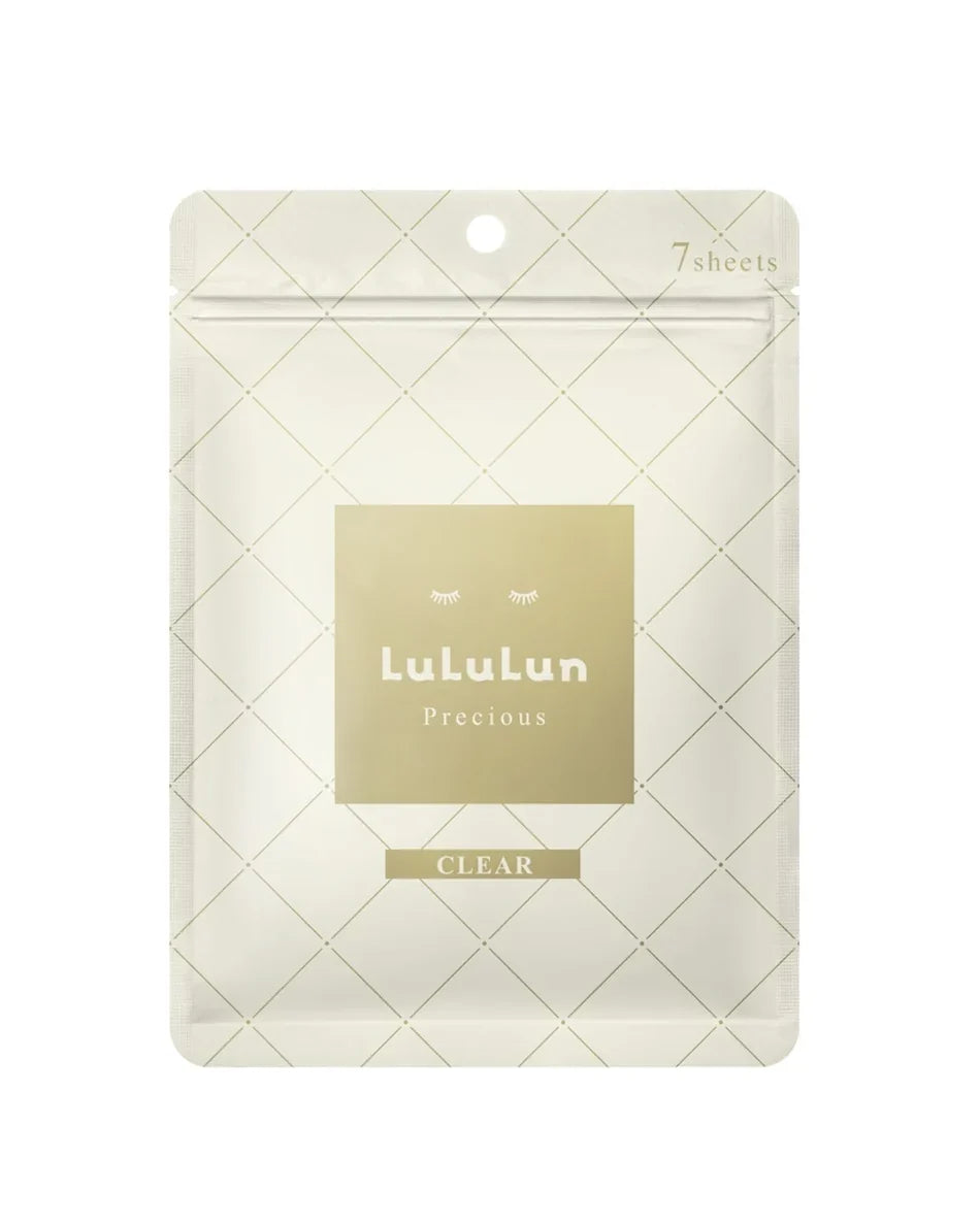 Lululun - Precious Sheet Mask CLEAR (White) 7 sheets