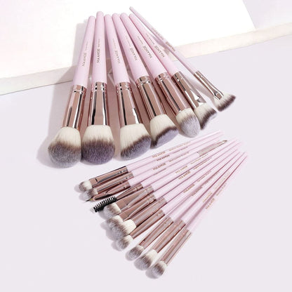 MAANGE 18Pcs Makeup Brush Set + 1 Brush Egg + 1 Velvet Pouch