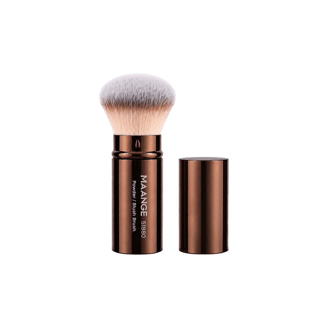 MAANGE 1Pc Professional Round Retractable Makeup Brush