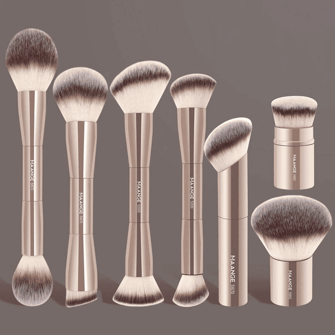 MAANGE 20Pcs Professional Makeup Brushes + 1pc Powder Puff