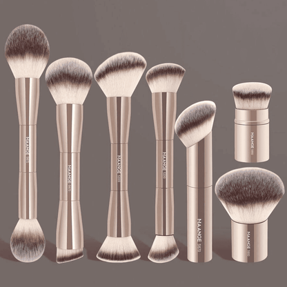 MAANGE 20Pcs Professional Makeup Brushes + 1pc Powder Puff