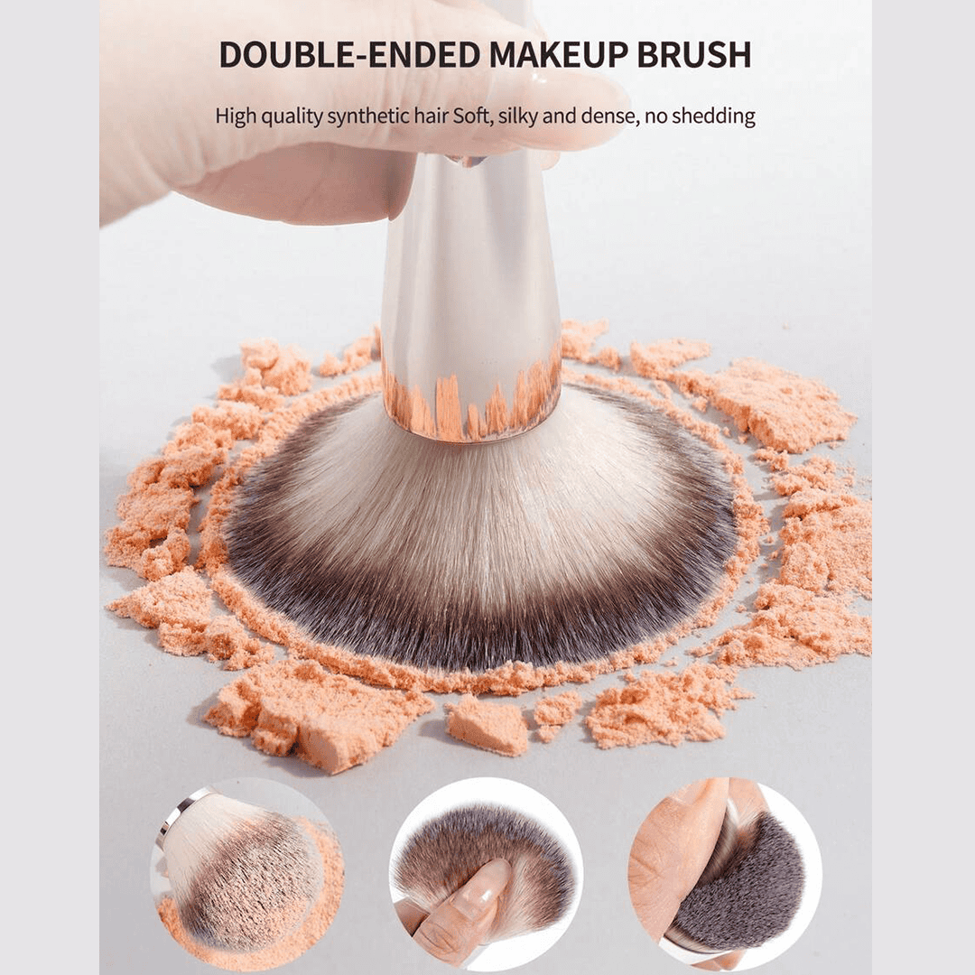 MAANGE 20Pcs Professional Makeup Brushes + 1pc Powder Puff