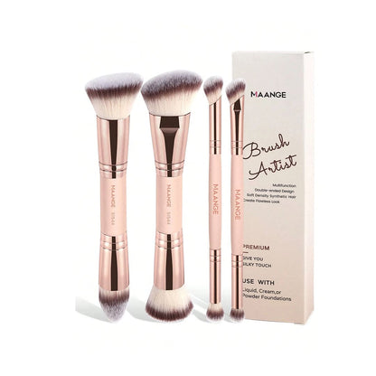 MAANGE 4Pcs Makeup Brush Set