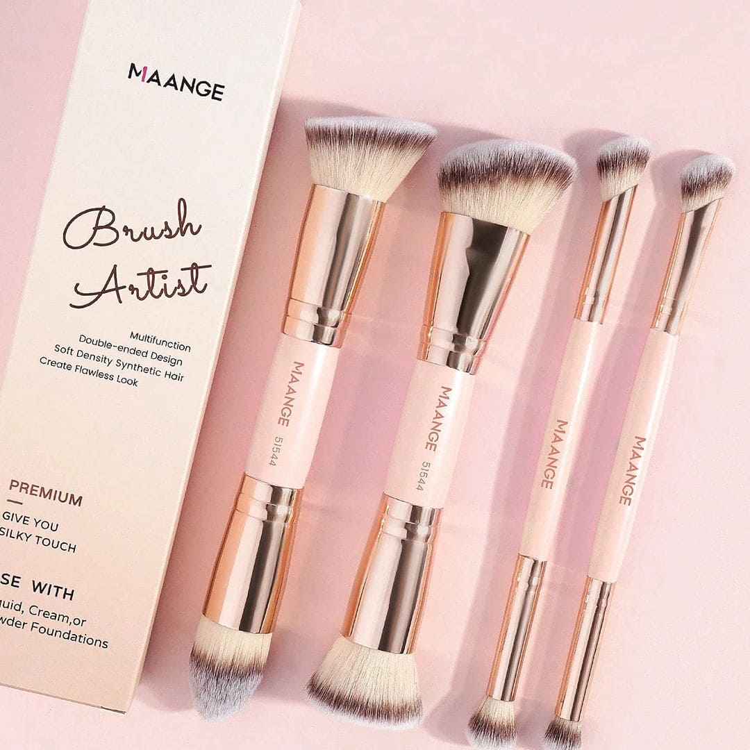 MAANGE 4Pcs Makeup Brush Set