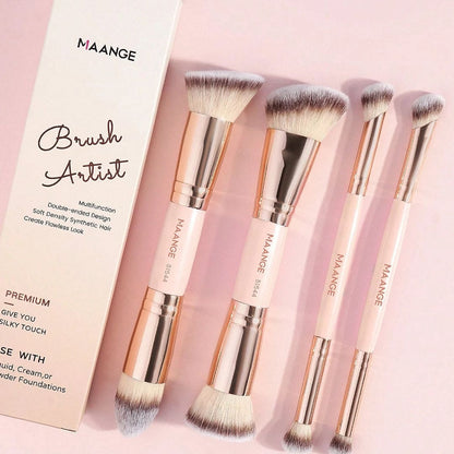 MAANGE 4Pcs Makeup Brush Set