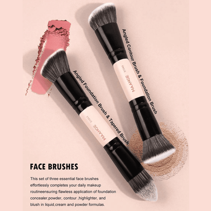 MAANGE 4Pcs Makeup Brush Set - Style8