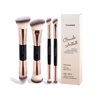 MAANGE 4Pcs Makeup Brush Set