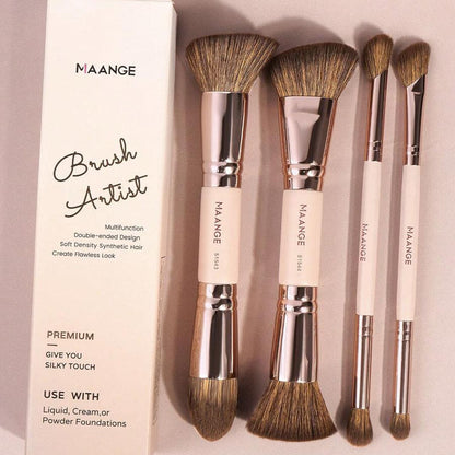 MAANGE 4Pcs Makeup Brush Set