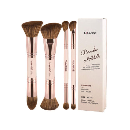 MAANGE 4Pcs Makeup Brush Set