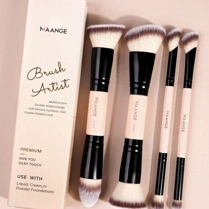 MAANGE 4Pcs Makeup Brush Set