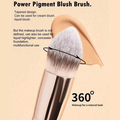MAANGE 4Pcs Dual-Ended Soft Natural Synthetic Makeup Brush Set