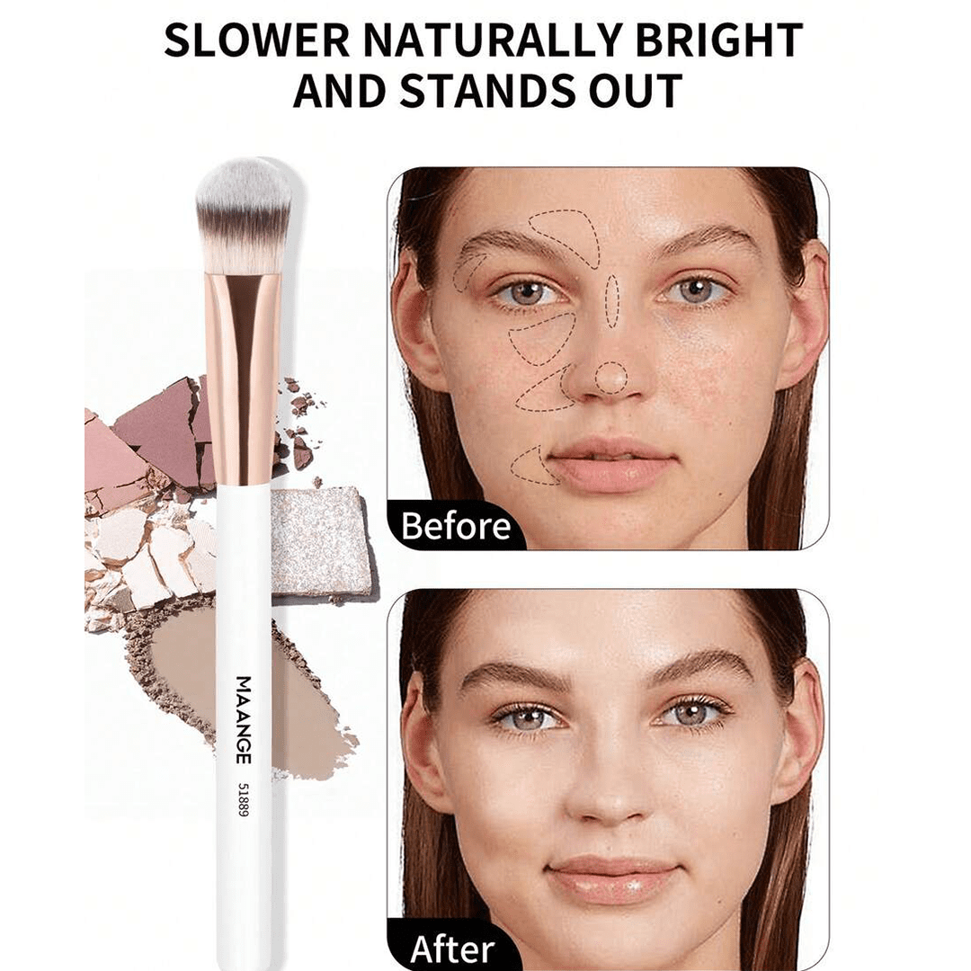 MAANGE 5Pcs Professional Facial Double-Ended Makeup Brush Set