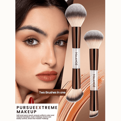 MAANGE 7Pcs Professional Dual-Ended Makeup Brush Set