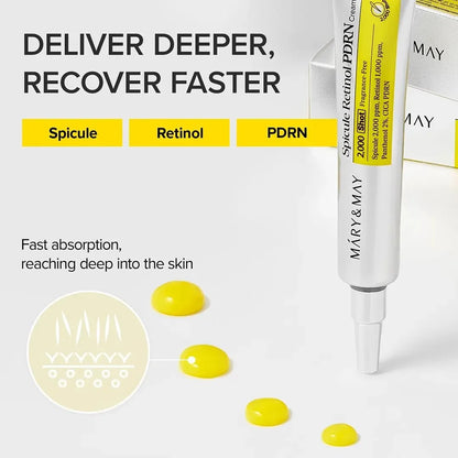 Mary & May Spicule Rtetinol PDRN Cream 2000 Shot