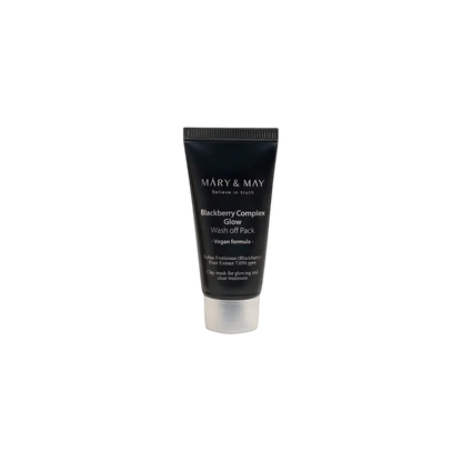 Mary & May Vegan Blackberry Complex Glow Wash Off Pack - 30g