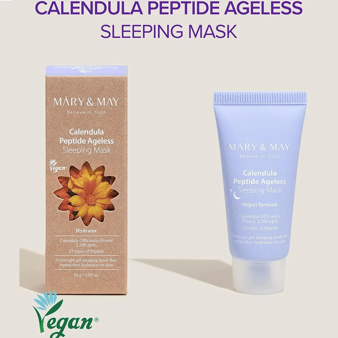 Mary & May Vegan Calendula Peptide Ageless Sleeping Mask - 30g