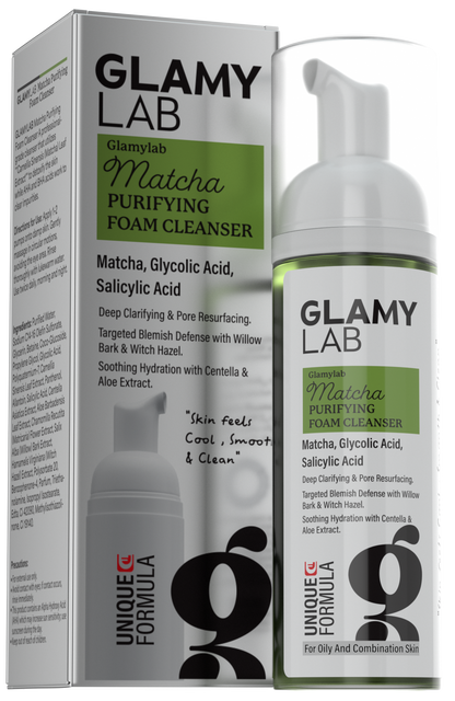 Glamy Lab Matcha Purifying Foam Cleanser