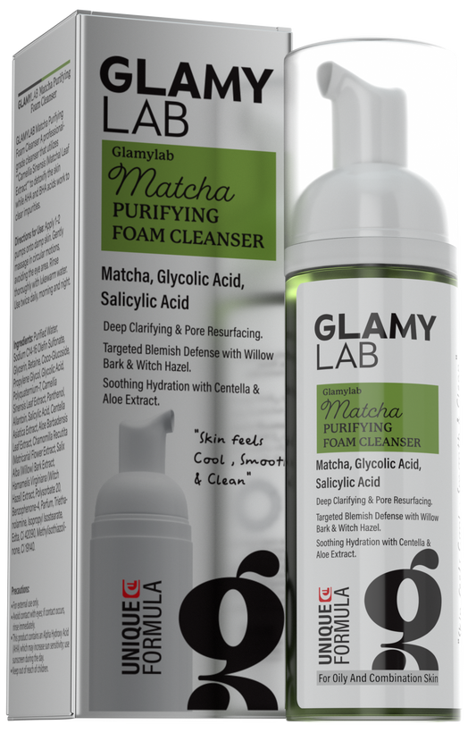 Glamy Lab Matcha Purifying Foam Cleanser