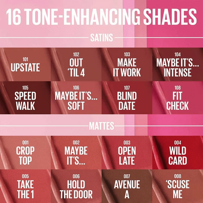 Maybelline Moisturizing Serum Matte Lipstick