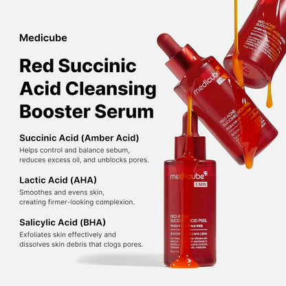 Medicube 1 MIN Red Acne Succinic Acid Peel - 40g