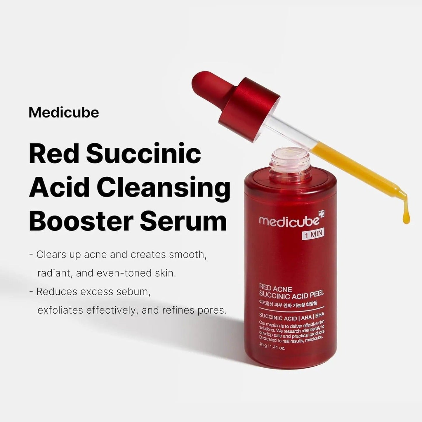 Medicube 1 MIN Red Acne Succinic Acid Peel - 40g