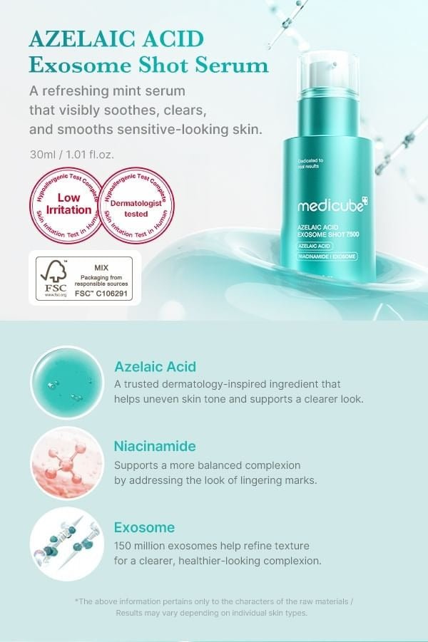 Medicube Aselaic Acid Exosome Shot 7500 - 30ml