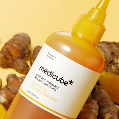 Medicube Kojic Acid Turmeric Resurfacing Toner - 250ml