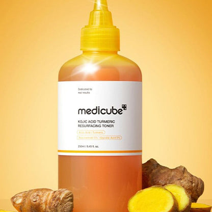 Medicube Kojic Acid Turmeric Resurfacing Toner - 250ml