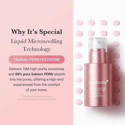 Medicube PDRN Pink Collagen Exosome Shot 7500 - 30ml