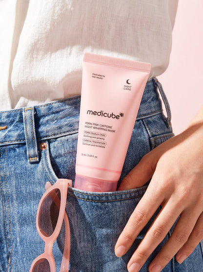 Medicube PDRN Pink Caffeine Night Wrapping Mask 75 ML