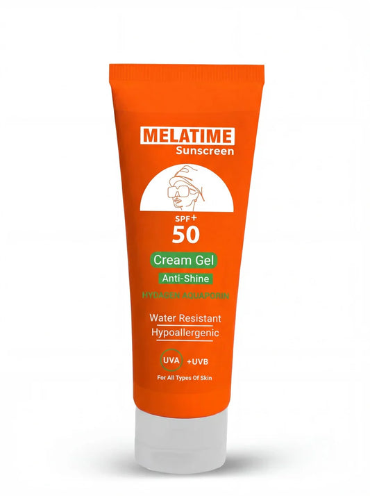 Melatime Cream Gel Sunscreen SPF 50+