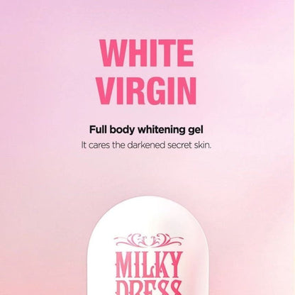 Milky Dress White Virgin - Wrinkle & Whitining