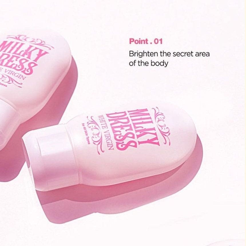 Milky Dress White Virgin - Wrinkle & Whitining